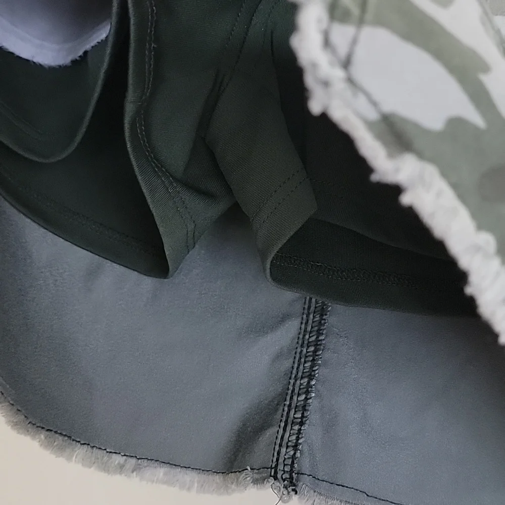 Justice Distressed Raw Edge Camo Skorts 10